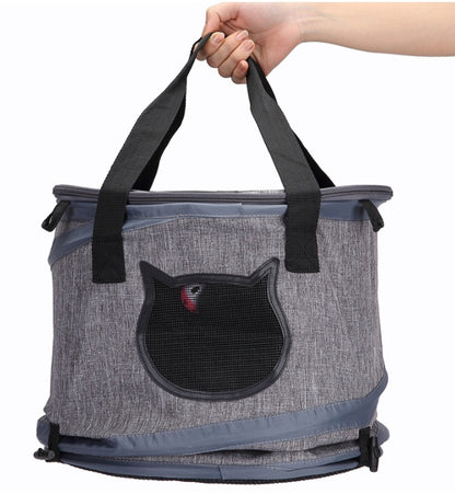 Foldable Pet Dog Cat Carrier Bag Outdoor Travel Cat