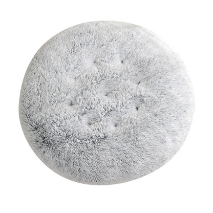 Round Pet Mat Dog Bed Plush Warm Sleep Dog Bed Cathouse Doghouse