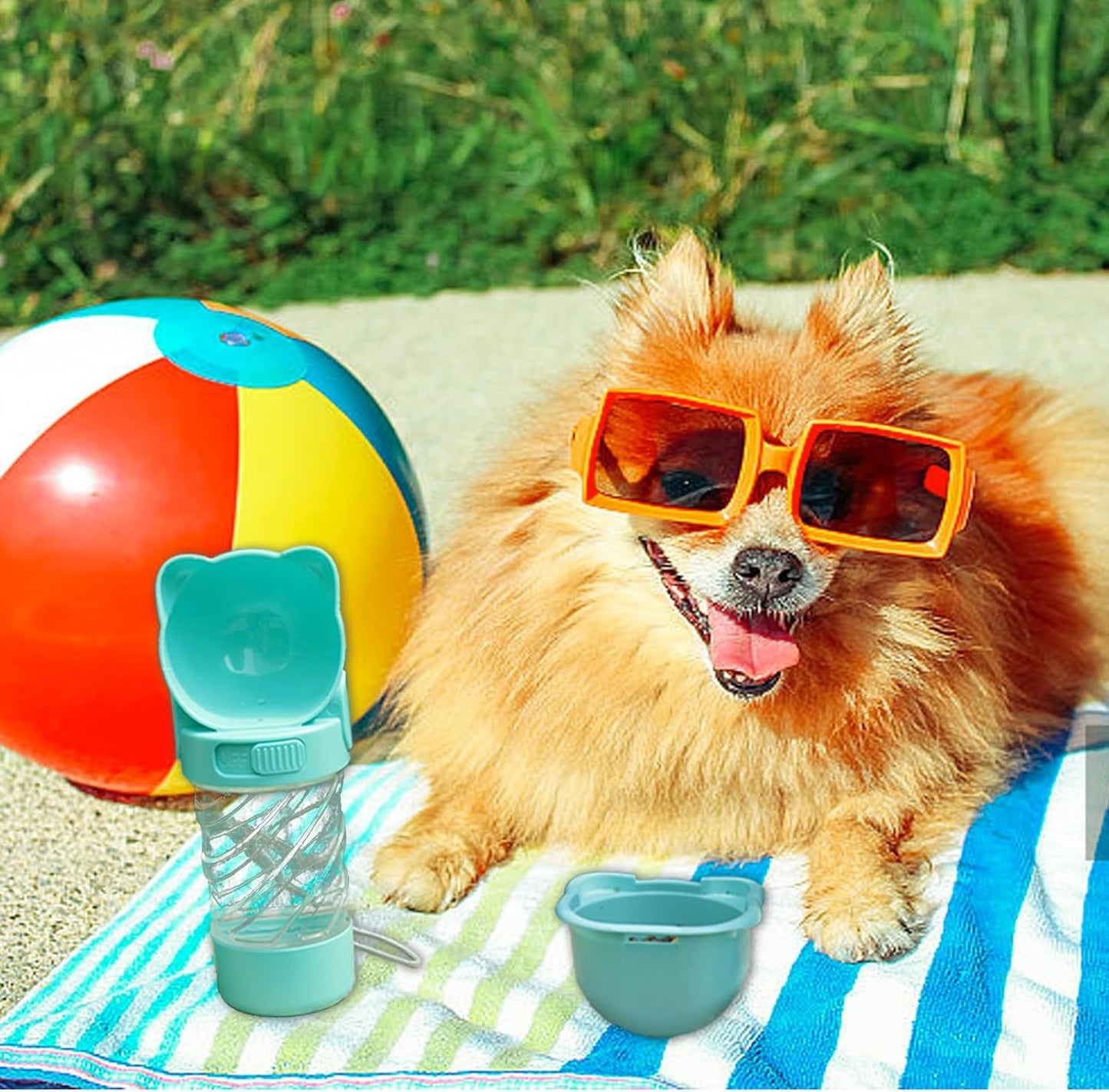 3 In 1 Pet Water Bottle Outdoor Portable Dog Water Bottle