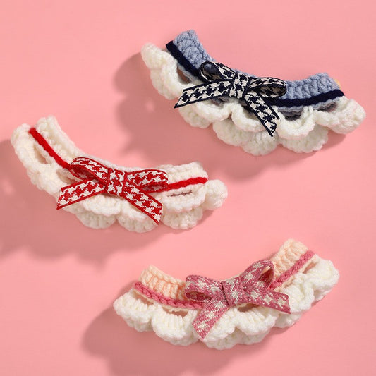 Pet Accessories Cat Drool Towel Hand-woven Kitten Collar