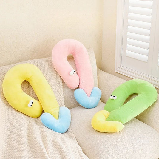 Cute Cat Eye Pillow Pet Neck Support Sleeping Pillow For All Seasons Cat